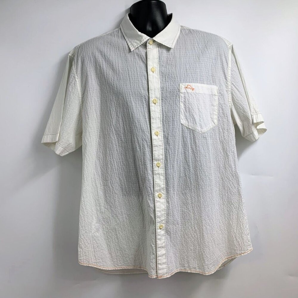 Tommy Bahama Men's The Salvatore Stretch-Cotton Short Sleeve Camp Shirt Size XL‎